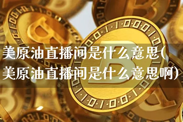 美原油直播间是什么意思(美原油直播间是什么意思啊)_https://www.lclxwz.com_大商所_第1张