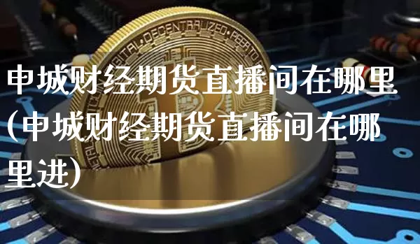 申城财经期货直播间在哪里(申城财经期货直播间在哪里进)_https://www.lclxwz.com_大商所_第1张