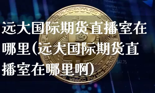 远大国际期货直播室在哪里(远大国际期货直播室在哪里啊)_https://www.lclxwz.com_上期所_第1张