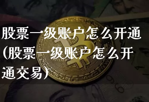 股票一级账户怎么开通(股票一级账户怎么开通交易)_https://www.lclxwz.com_广期所_第1张