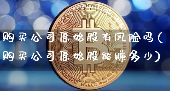 购买公司原始股有风险吗(购买公司原始股能赚多少)_https://www.lclxwz.com_大商所_第1张