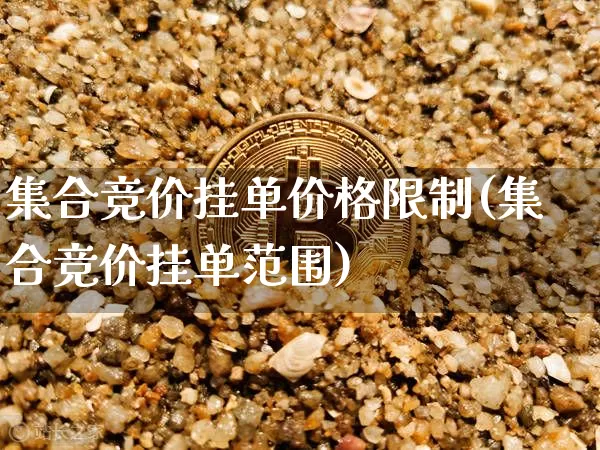 集合竞价挂单价格限制(集合竞价挂单范围)_https://www.lclxwz.com_大商所_第1张