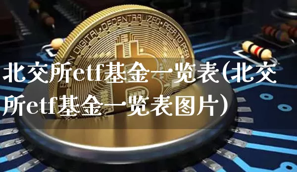 北交所etf基金一览表(北交所etf基金一览表图片)_https://www.lclxwz.com_广期所_第1张