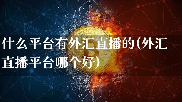 什么平台有外汇直播的(外汇直播平台哪个好)_https://www.lclxwz.com_郑商所_第1张
