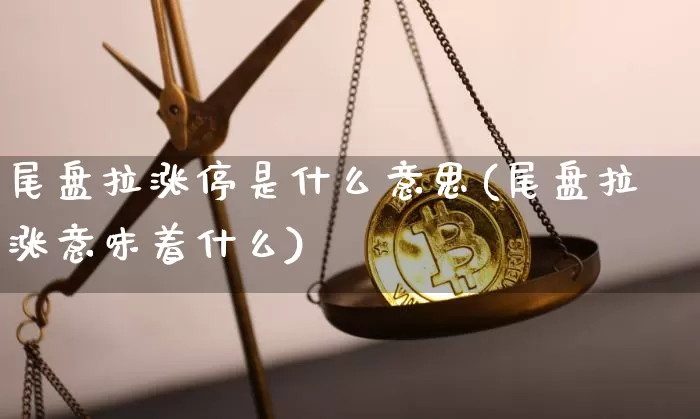 尾盘拉涨停是什么意思(尾盘拉涨意味着什么)_https://www.lclxwz.com_大商所_第1张