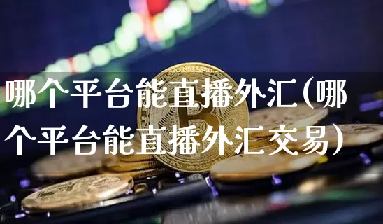 哪个平台能直播外汇(哪个平台能直播外汇交易)_https://www.lclxwz.com_大商所_第1张