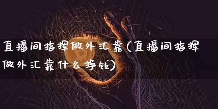 直播间指挥做外汇靠(直播间指挥做外汇靠什么挣钱)_https://www.lclxwz.com_大商所_第1张