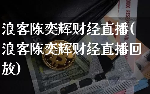 浪客陈奕辉财经直播(浪客陈奕辉财经直播回放)_https://www.lclxwz.com_上期能源_第1张