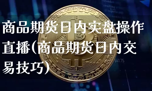 商品期货日内实盘操作直播(商品期货日内交易技巧)_https://www.lclxwz.com_大商所_第1张