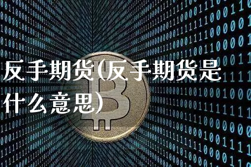 反手期货(反手期货是什么意思)_https://www.lclxwz.com_郑商所_第1张