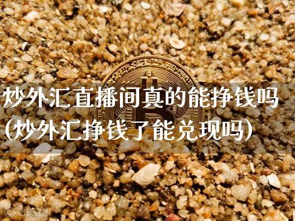 炒外汇直播间真的能挣钱吗(炒外汇挣钱了能兑现吗)_https://www.lclxwz.com_郑商所_第1张